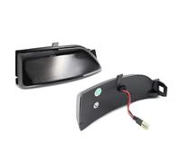 For For Everest 2015-2019 For Ranger T6 2012-2019 LED Side Mirror Lamp Amber Side Rearview Dynamic Turn Signal Lights Wing Mirror Indicator Light(Smoked Lens)