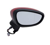For For Fiesta 2008 2009 2010 2011 2012 Magic Red ESC Lighted Heated Side Mirror 6 Wire Door Mirror Assembly Car Rear Side Mirror Assembly(Right)