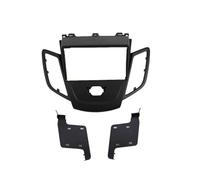 For For Fiesta 2008-2017 Double Din Radio Fascia Frame Panel Dash Mount Installation Trim Kit Face Black GPS Car Radio Fascia(Black-2008-2011)