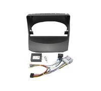 For For Fiesta Mk6 2004-2014 9 Inch 22.86cm 2Din Car Frame Audio CANBUS Decoder Wiring Harness Radio Panel Kit Car Radio Fascia(Frame Cable Canbus)