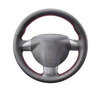 For For Focus 2 Car Steering Wheel Cover | Wheel Protector Cover Steering Wheel Case Hand-stitched Microfiber Leather(Blue Thread)