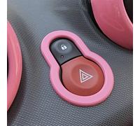 For For Fortwo Forfour 2015-2023 Pink Interior Full Set Of Decorative Accessories Suitable Elf Modification