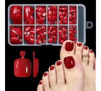 for for french Press On Toenails 120pcs Glue Free Pink for for(A)