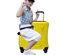 For For Girls 3 Digit Password Lock With Seat | 20 Inch Silent Wheels, Safety Belts