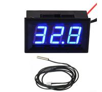 for for instant Read Food Thermometer for Kitchen BBQ Grill Oven Candy Oil - Digital Meat Temp Probe with Backlight -50C to 110C Range Blue LED Screen(Blue)