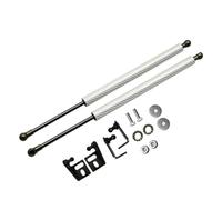 For For Kuga For Escape C394 2008-2012 Damper Absorber Front Bonnet Hood Modify Gas Struts Lift Support Shock Gas Springs(Silver carbon fiber)