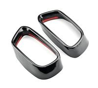 For For M-sports X5 F15 X6 F16 2014-2019 Stainless Steel Black Car Exhaust Pipe Cover Automobiles Tail Throat 1Set(Black)