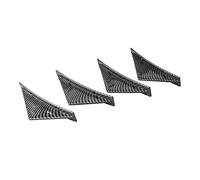 For For MK5 For MK6 For MK7 For MK7.5 For MK8 Universal 4Pcs Car Rear Bumper Lip Diffuser Shark Fins Spoiler Accessories
