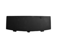 For For Model 3 2017-22 Rear Bumper Tow Bar Cover Trim Flap Trailer Hitch Mount Cover With Hole Black Plastic 1135412-00-A
