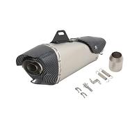 For For MT03 For MT07 For MT09 390MM Universal Motorcycle Exhaust Pipe Modify Escape Muffler 51MM DB Killer(390MM-B)