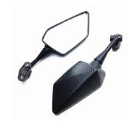 For For Ninja 300 250 H2R ZX-6R ZX-14R 1000 650 ZX-14R ZZR600 ZX-12R ZX-6RR 250R Mirrors Motorcycle Scooter Rear View Mirror Carbon Look REOKIP