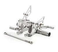 For For Ninja ZX6R ZX636 ZX 6R 636 ZX-6R ZX-636 2003 2004 Motorcycle Adjustable Rearset Rear Set Footrest Footpeg Foot Peg CYPMDW(Silver)