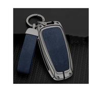 For For RAPTOR Zinc Alloy Car Key Case Control Cover Keychain Accessories(Gun Blue)