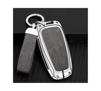 For For RAPTOR Zinc Alloy Car Key Case Control Cover Keychain Accessories(Silver gray)