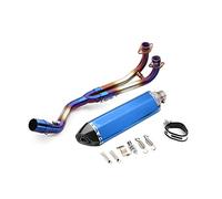 For For Tmax 500 530 2008-2016 Motorcycle Exhaust Pipe Full Exhaust System Front Headers Tube Slip On Muffler Pipe(11)