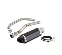 For For YZF-R15 R5 For MT-15 V3 R125 2008-2019 Motorcycle Full System Exhaust Escape System Modifed Middle Link Pipe Slip On(5)