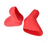 For Force & For Rival 10S Silicone Gear Shift Covers Enhanced Grip and Weather Resistance for Cycling (Red)