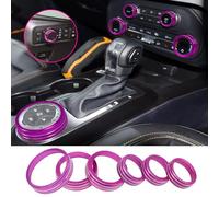 for Ford Bronco 2021 2022 2023 2024 2025 Air Conditioner AC Switch Knob Cover Center Console Button Trim Interior Accessories, NOT for Bronco Sport (Pink, Bronco)