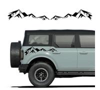 For Ford Bronco Car Sticker Door Side Stickers Kit Wrapping Vinyl Film Waterproof PVC Decals Auto Styling Car Accessories