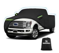 for Ford F150 Cover Waterproof All Weather Pickup Truck Covers for Ford F-150 F-250 Super Crew Cab 5.5ft Short Bed Custom Fit Heavy Duty with 300D Oxford(fit Up to 236")