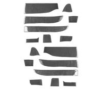 For Ford F150 For Raptor 2015-2020 Real Carbon Fiber Car Door Slot Mats Stickers Interior Decorative Accessories 16PCS MENSUNUBNM(Style A)