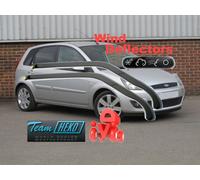 For Ford Fiesta MK5 2002 - 2008 Wind deflectors 5D 2.pc HEKO 15253 FRONT DOORS