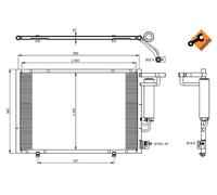 FOR FORD FIESTA VI CB1 CCN A/C CONDENSERS 350395