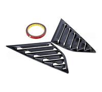For Ford Focus 2012-2018 Exterior Accessories Car Side Rear Window Louver Shutter Cover Rear Quarter Panel Window Chin Body Kit