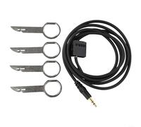 For Ford Focus 6000CD MP3 Aux Input Adapter Cable with 4 Removal Keys for Easy Audio Connection
