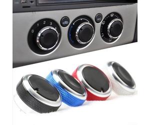 For Ford Focus MK2 MK3 AC Vent Knob Set Air Conditioning Temperature Control Button for Heating and Cooling (Blue)