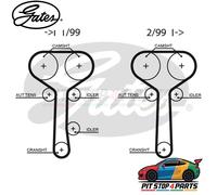 For Ford Focus Timing Belt Kit Gates K025508XS Direct Fit Replacement 1999-2004