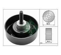FOR FORD FOCUS TRANSIT CONNECT 1.8 DI TDDI TDCI AUXILIARY GUIDE PULLEY