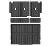 For Ford For Bronco 2021-2024 4 Door Car Floor Mats Cargo Liner Trunk Backrest Pad TPE 3D Left Rudder(Bronco 4men Trunk 5P)