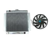 For Ford For Escort Mk1 Mk2 RS2000 1968-1980 1969 1970 1971 1972 1973 1974 1975 1976 1977 1978 1979 Manual 3 Row Aluminum Radiator And Fan