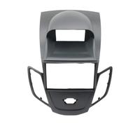For Ford For Fiesta 2008-2017 7 Inch 2Din Car Fascia Radio Panel Audio Frame Dash Fitting Kit Install Facia Face Plate(Black)