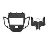 For Ford For Fiesta 2008-2017 Double Din Radio Fascia Panel Dash Mount Installation Trim Kit Face Black Frame