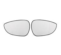 For Ford For Fiesta MK7 2007-2017 Car Heated Rear View Wing Mirror Glass Clear Rearview Rearview Mirror Lenses(1 Pair)