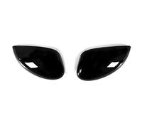For Ford For Fiesta MK7 2009-2017 Replacement Rearview Mirror Cover Sheel Gloss Black Side Wing Rearview Mirror Cover(1Pair)