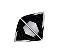 For Ford For Fiesta MK7 7.5 2008-2017 Rear Side Window Shutter Triangle Louver Vent Decoration Accessories(Glossy Black)