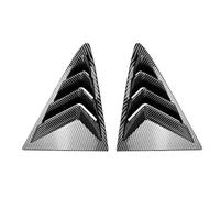 For Ford For Fiesta MK8 2018 2019 2020-2023 Rear Window Quarter Shutter Louver Cover Side Vent Trim Vent Car Accessories(Carbon Fiber Look)