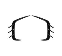 For Ford For Fiesta MK8 For ST Line 2017-2020 Front Bumper Cover Wind Knife ABS Glossy Black Fog Lamp Trim Blade Trim Light Accessories