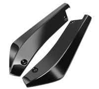 For Ford For Focus 2 3 For ST For RS For Fiesta For Mondeo For Tuga For Ecosport For Fusion Car Rear Bumper Lip Spoiler Diffuser(Black)