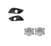 For Ford For Focus 2 MK2 2009 2010 2011 Fog Lights LED Headlight FogLamp Cover Grille Chrome Bezel Harness Switch Accessories(Light and covers)