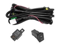 For Ford For Focus 2 MK2 2009 2010 2011 Fog Lights LED Headlight FogLamp Cover Grille Chrome Bezel Harness Switch Accessories(Wires)