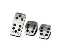 For Ford For Focus 2 MK2 3 4 MK3 MK4 For Kuga For Escape ST 2005-2017 Car Inner Accelerator Pedal Gas Aluminium Alloy Brake Clutch Pedal Pads(3 pcs Red MT focus)