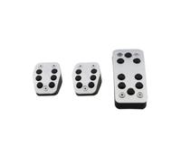For Ford For Focus 2 MK2 3 4 MK3 MK4 For Kuga For Escape ST 2005-2017 Car Inner Accelerator Pedal Gas Aluminium Alloy Brake Clutch Pedal Pads(3 pcs Black MT focus)