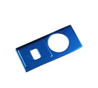 For Ford For Focus 4 MK4 2019-2023 Car Front Panel Sticker Cover Trim Stainless Steel Rear Frame Decoration Acc UOEMCRTB(Front blue)
