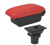 For Ford For Focus MK1 Car Armrest Interior Parts Center Storage Box With USB With Light Armrest Box(A4 red No USB)