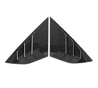 For Ford For Focus ST RS MK3 2012-2016 2017 2018 Hatchback 2pcs Car Rear Window Louver Shutter Side Vent Cover Trim(Carbon texture)