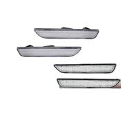 For Ford For Mustang 2010-2015 2016 2017 2018 Car Rear Tail Bumper Corner Reflector Decorative False Light Lamp(10-14 Front and Rear a)